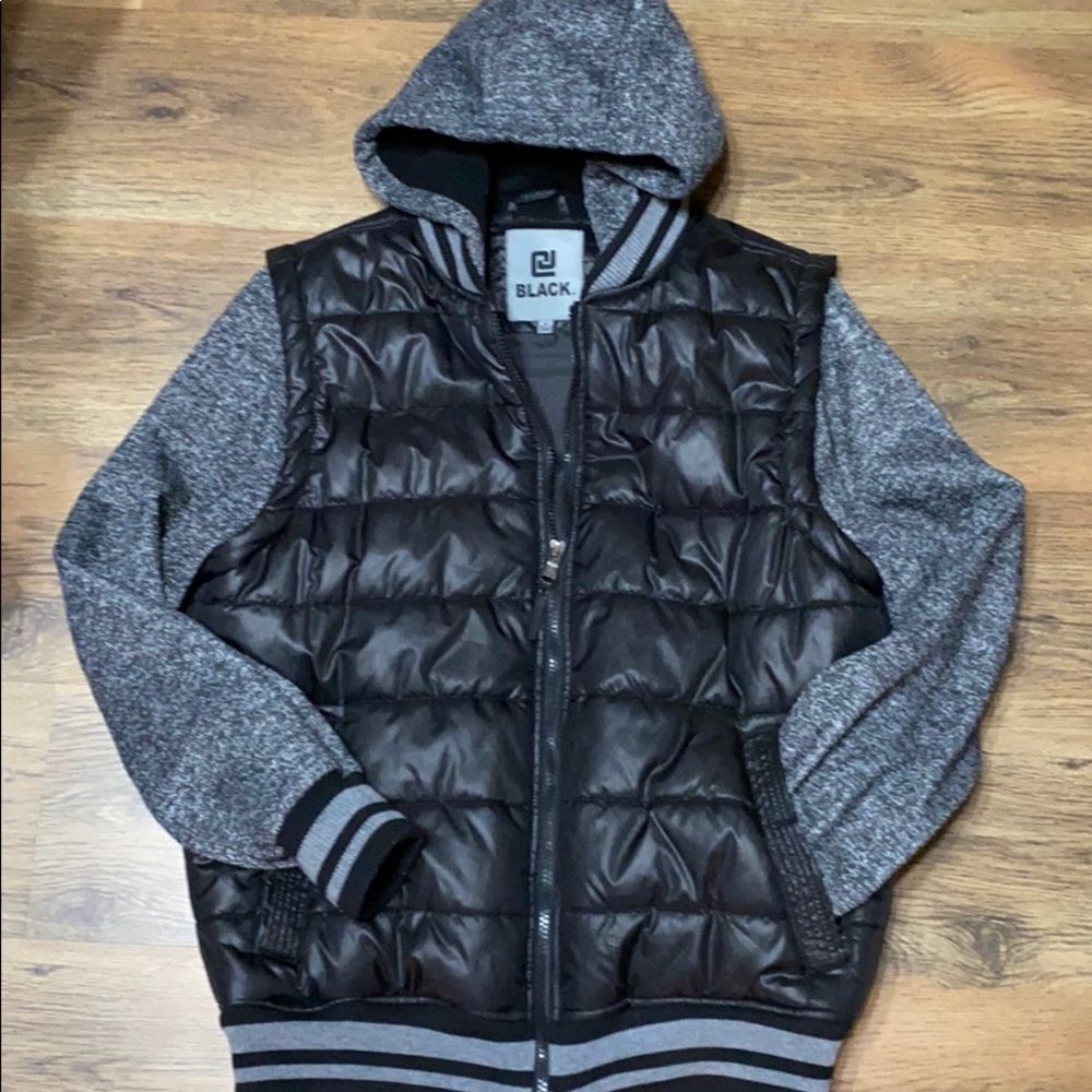 Black Hooded Jacket